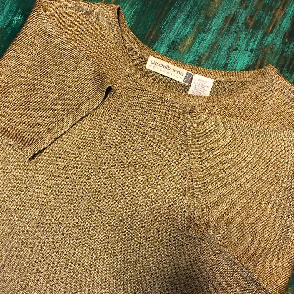 Metallic Gold blouse